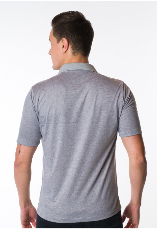 CAMISA MAS. POLIVISCOSE C/BOLSO