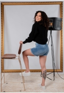 BERMUDA JEANS FEMININO