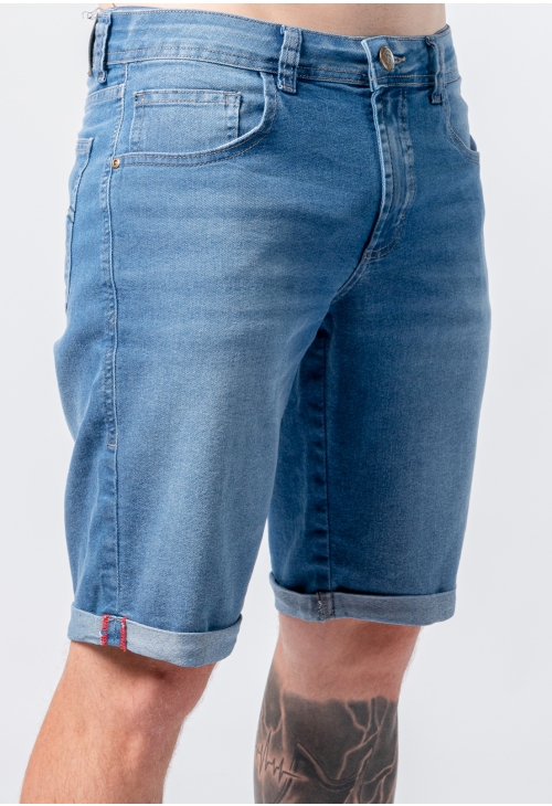 BERMUDA JEANS SLIM MASCULINA