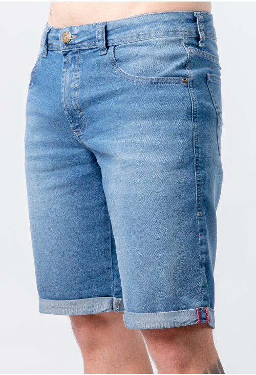 BERMUDA JEANS SLIM MASCULINA