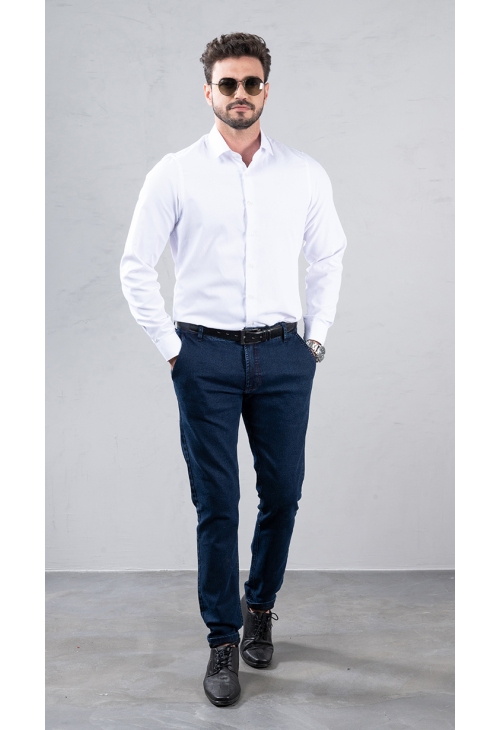 CALÇA JEANS SLIM FIT